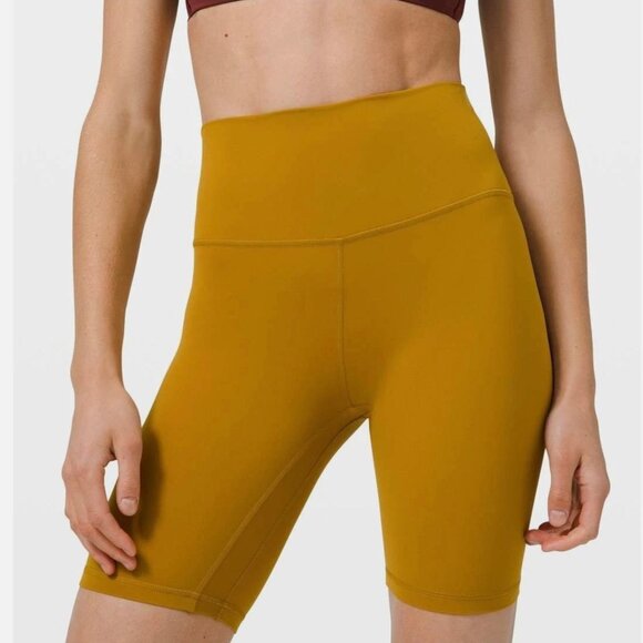 Lululemon Align HR 8" Shorts Gold Spice 2 - Picture 2 of 5
